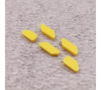 ULEIVA Lot de 5 boutons de rechange jaunes compatibles avec Garmin Edge 520 Bouton GPS Ordinateur de vélo Pièce de rechange (jaune)