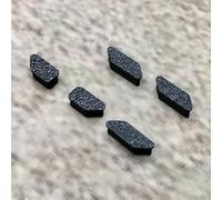 ULEIVA Lot de 5 boutons de rechange, noirs, compatibles avec Garmin Edge 520, pour ordinateur de vélo, réparation (noir)