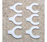 ULEIVA Lot de 6 clips de fixation de rechange compatibles avec Kermi ZK00940001 V2