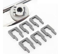 ULEIVA Lot de 6 clips de fixation pour panier à couverts de rechange, compatibles avec les lave-vaisselle Miele G305 G3xx, pièce de rechange pour 09759810 09759811 1107900