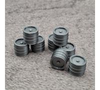 ULEIVA Lot de 8 fûts à bière de 20 litres compatibles avec LGB Spur G 1:22,5 - Accessoires de jardin (8 pièces de 20 litres)