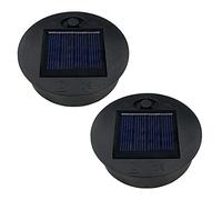 ULEMONDEE Lot de 2 lampes solaires de rechange, 7 cm/8 cm, panneau solaire de rechange pour lampes de jardin (7 cm)