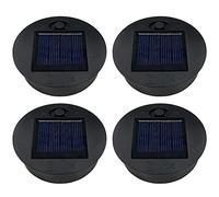 ULEMONDEE Lot de 4 lampes solaires de rechange, 7 cm/8 cm, panneau solaire de rechange pour lampes de jardin (7 cm)