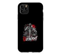 Ulfberht Épée Viking Loup Runes Norse Rouge Lune Coque pour iPhone 11 Pro Max