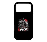 Ulfberht Épée Viking Loup Runes Norse Rouge Lune Coque pour iPhone 17 Pro Max