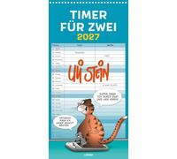 Uli Stein Timer für zwei 2027: Monatskalender für die Wand: Praktischer Wandkalender mit viel Platz zum Eintragen und tollen Cartoons | Pärchenplaner zum Aufhängen