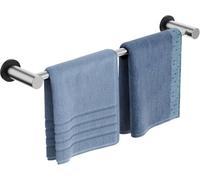 ULIBERMAGNET Porte-Serviettes magnétique, en Acier Inoxydable brossé, antidérapant, argenté, avec Longueur réglable, pour réfrigérateur, Four, Lave-Vaisselle, Machine à Laver (1 pièce)