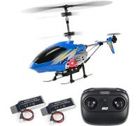 Ulifance U12 Hélicoptère RC d'intérieur pour enfants hélicoptère télécommandé avec lumière LED One Key Take/Off Maintien de l'altitude RC Avion Jouet Cadeau pour garçons et filles Bleu
