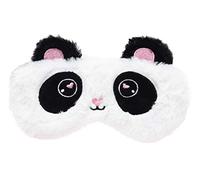 Ulife Mall Masques de Sommeil Mignon Panda avec Drôle Émoticônes Masque pour les yeux avec les yeux bandés en peluche pour Femmes Enfants Dormir Voyage Repos