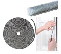 Ulifebetter Bande d'étanchéité autocollante de 10 m pour fenêtre, porte, isolation latérale pour fenêtres et portes (0,9 x 0,5 cm, gris)