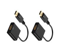 ULIJTH Adaptateur HDMI mâle vers femelle pour transmission audio vidéo 1080p