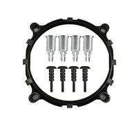 ULIJTH Base de support de dissipateur thermique pour ventilateur de refroidissement CPU LGA775/1150/1155/1156/1366 - Support de fixation et support de radiateur CPU