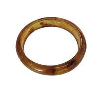 ULIJTH Bracelet jonc coloré en résine large géométrique irrégulière bijoux vintage accessoire de mode artistique pour femme