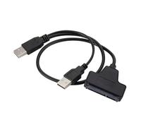 ULIJTH Câble USB pour disques durs SATA 2,5" avec port adaptateur d'alimentation, indicateurs LED pour la récupération et la sauvegarde des données