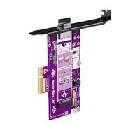 ULIJTH Carte convertisseur PCIe5.0 vers NVMe facile à installer pour le contrôle de l'alimentation à distance et améliore l'efficacité du transfert de données