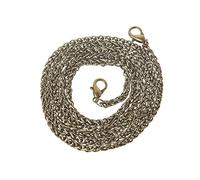 ULIJTH Chaîne de rechange pour sac à main - Poignée d'épaule - Sac à main en métal de 120 cm - Sangle de sac à main Chian - Poignée de sac à main - Cadre en métal - Fermoir en demi-cercle rétro, D