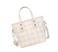 ULIJTH Élégant sac à bandoulière bicolore avec sangle réglable, composition en polyuréthane résistant à l'eau pour un usage quotidien, sac léger en polyuréthane pour femme, Ow, One Size