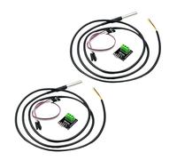 ULIJTH Émetteurs de température étanches et résistants aux chocs - Bloc électronique de bâtiments pour la maison - Solution de contrôle du climat - Capteurs de température extérieure ABS