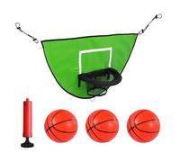 ULIJTH Ensemble de trampolines de basket-ball avec jantes détachables, petites pompes, convient pour l'intérieur et l'extérieur, montage facile, accessoires de plongée avec motif