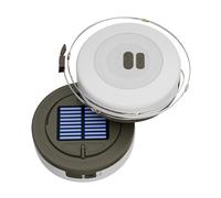 ULIJTH Guirlande lumineuse de tente décorative rechargeable solaire pour camping - Lampe de camping - Équipement de randonnée - Atmosphères rechargeables en plein air