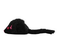 ULIJTH Hochet interactif en peluche douce pour chaton pour chat d'intérieur pour jouer avec souris interactive, jouet couineur pour chats d'intérieur