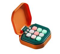 ULIJTH Jeu de réflexion portable avec 5 niveaux de difficulté et affichage LED pour s'amuser en famille et apprendre - Poids léger