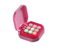 ULIJTH Jeu de réflexion portable avec 5 niveaux de difficulté et affichage LED pour s'amuser en famille et apprendre - Poids léger