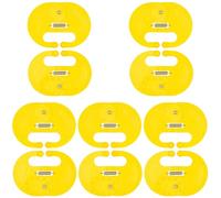 ULIJTH Lot de 10 anneaux de nez réglables pour mollet - Design sécurisé et confortable pour un processus de sevrage fluide chez les veaux et les élevages - Anneaux anti-succion