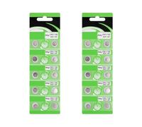 ULIJTH Lot de 10 piles bouton alcalines AG3 LR41 longue durée pour télécommandes et petites lumières