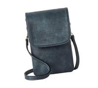 ULIJTH Portefeuille de voyage multifonction pour téléphone portable avec plusieurs compartiments, sac à bandoulière réglable pour femme, bleu, One Size