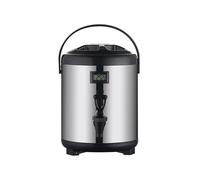 ULIJTH Récipient isotherme en triple exemplaire antirouille avec écran LCD de la température, poignée permanente, conteneur de boisson chaude de qualité alimentaire