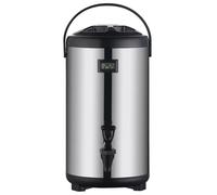 ULIJTH Récipient isotherme en triple exemplaire antirouille avec écran LCD de la température, poignée permanente, conteneur de boisson chaude de qualité alimentaire