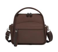 ULIJTH Sac à bandoulière pratique résistant à l'usure, design compact, sac à bandoulière avec sangle réglable pour les amateurs de plein air, sacoche à bandoulière résistante à l'usure, café, One Size