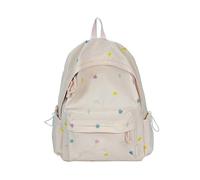 ULIJTH Sac à dos d'inspiration japonaise avec broderie étoile - Design ergonomique - Sac en nylon pratique - Résistant aux déchirures - Ergonomique - Confortable - Pour activités, D, L