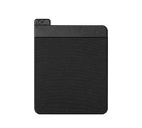 ULIJTH Sac de rangement adhésif pour ordinateur portable - Grand tissu extensible - Noir - Organisateurs numériques