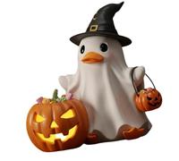 ULIJTH Statuette d'Halloween - Décoration supplémentaire en colophane - Décoration intérieure - Sans danger pour les enfants et les animaux - Figurine d'Halloween