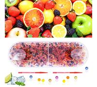 Ulikey 2000 Gélules Capsules Aromatiques Cigarettes, Capsules Aromatiques DIY Explosion Bead Filtre de Cigarette, 9 Saveurs Capsules Mixte Fruité Avec Boîte pour Cigarettes avec Filtre (1)