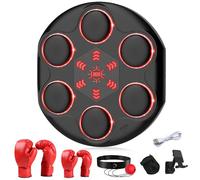 Ulikey Machine à Boxe Musicale, Machine de Boxe Électronique Intelligente avec 9 Vitesses, 9 Modes D'entraînement, Mode Bluetooth, Music Boxing Machine pour Adultes et Enfants