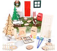 Ulikey Set d'ornements miniatures pour sapin de Noël - Parfait pour le bricolage