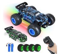 Ulikey Voiture télécommandée 1:20 monstertruck télécommandée avec lumière de carrosserie/double coque, voiture RC 2,4 G, cadeau pour enfants de 3 ans et plus (3)