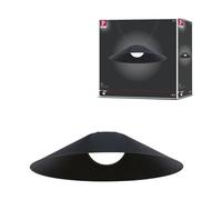 ULine Luminaire en suspension LED Cone 560lm 12W 350mm 3000K Noir Noir G