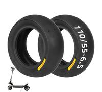ulip Lot de 2 pneus sans chambre à air 110/55-6.5 pour scooter Dualtron Thunder/Thunder 2/Ultra 2/Storm (Limited)/Kaabo Wolf king/VSETT 11+