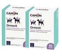 ULISSE Camon Ormevit - G887 - Offre Bipack 2 paquets de 60 comprimés. Aliment complémentaire pour chiens et chats