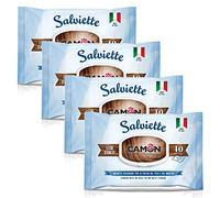 Ulisse Quality Shop Camon Lot de 4 lingettes nettoyantes aux bois blancs