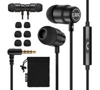 UliX Rider Ecouteurs Filaires, Écouteurs Intra-Auriculaire avec Microphone, Garantie 5 Ans, Jack 3.5mm, Casque Compatible avec Téléphones Portable Samsung, iPhone, Huawei, Xiaomi, Ordinateur