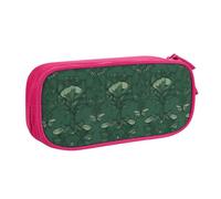 ULKMFFCF Hunter Trousse à crayons avec fermeture éclair pour l'école, le bureau, les voyages et le maquillage Noir, rose, Taille unique, Cartable