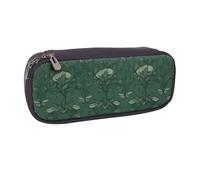 ULKMFFCF Hunter Trousse à crayons en cuir synthétique avec fermeture éclair pour l'école, le bureau, les voyages et le maquillage Vert, Noir , Taille unique, Cartable