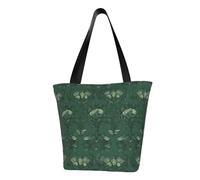 ULKMFFCF Sac à bandoulière imprimé léopard des neiges pour femme, sac à main, sac fourre-tout, sacs de courses, Motif floral vert chasseur, Taille unique