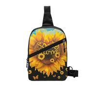 ULKMFFCF Sac de sport à bandoulière imprimé libellule bleue pour homme et femme, sac de poitrine pliable pour la course à pied, la randonnée, le cyclisme, les voyages, le travail, Blessed to Be Called