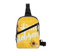 ULKMFFCF Sac de sport pliable pour homme et femme Motif cochons d'Inde et cupcakes Pour course à pied, randonnée, cyclisme, voyage, travail, Bonjour ensoleillé., Taille unique